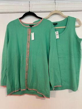 NWT! Talbots Sweater Set - Size XL